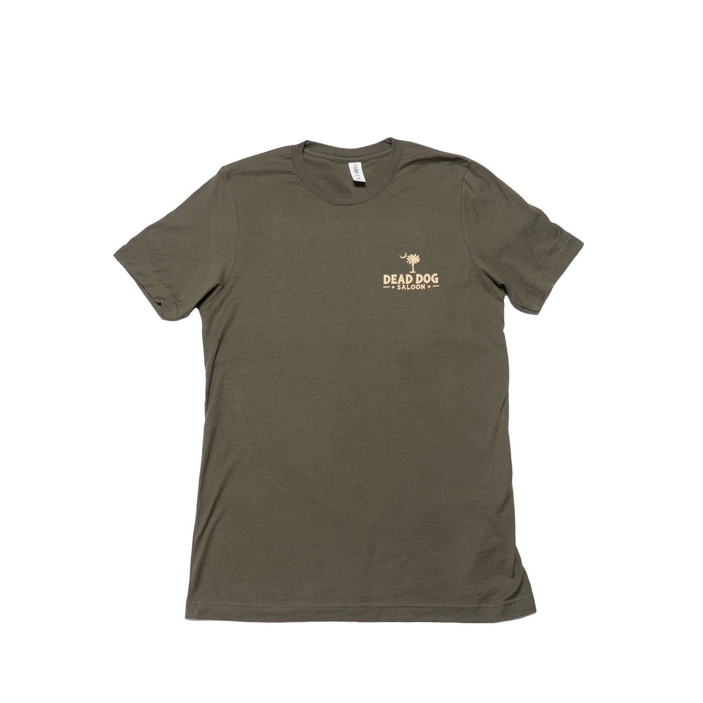 Military Green Chill Dog Short Sleeve Tee