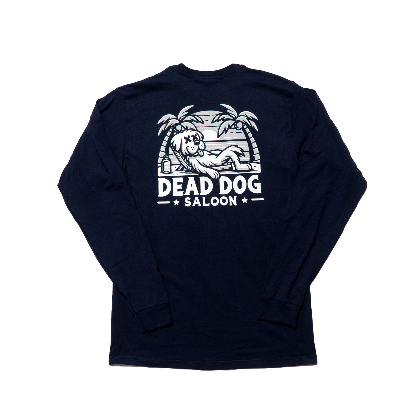 Navy Chill Dog Soft Style Long sleeve Tee