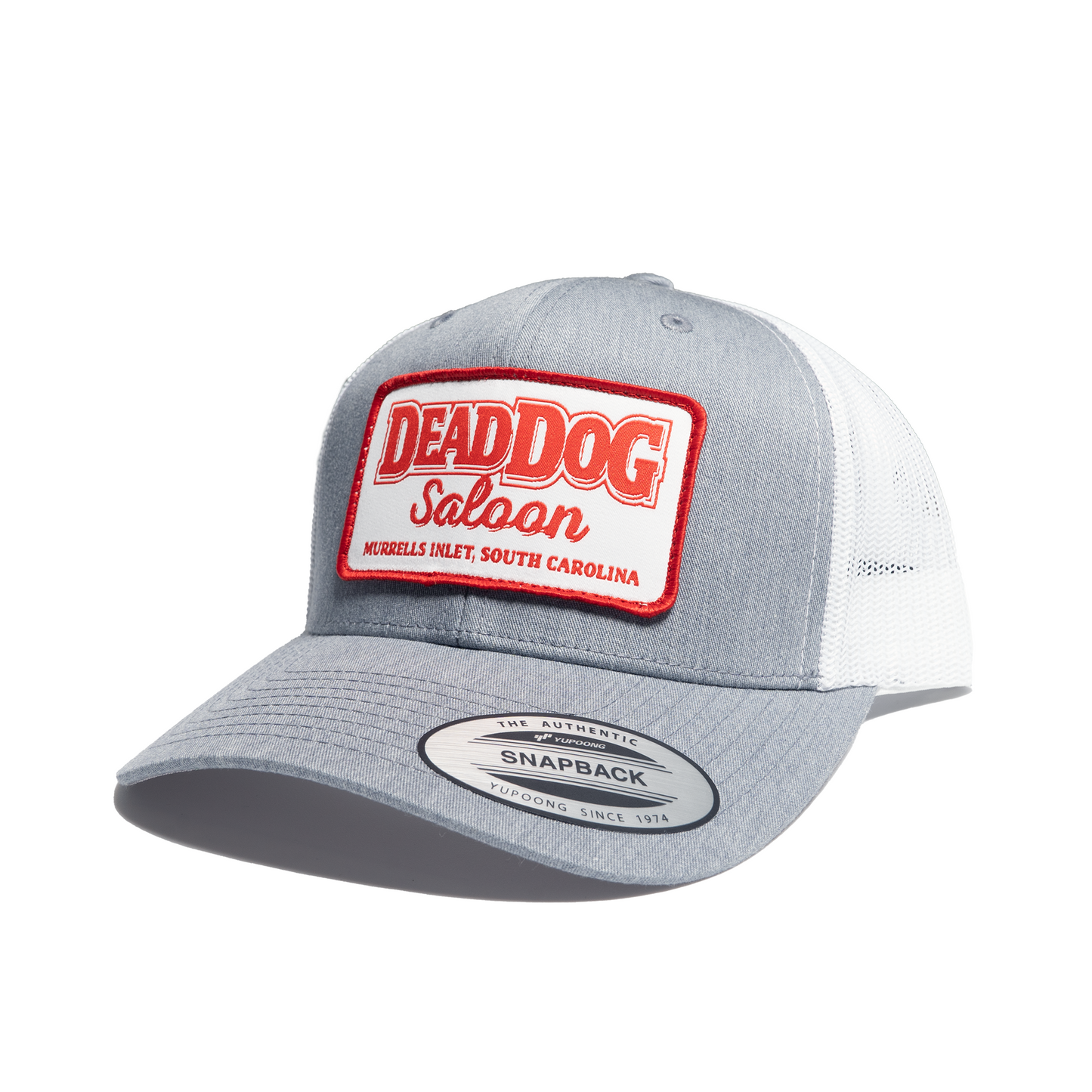 Gray Classic Logo Patch Trucker Hat