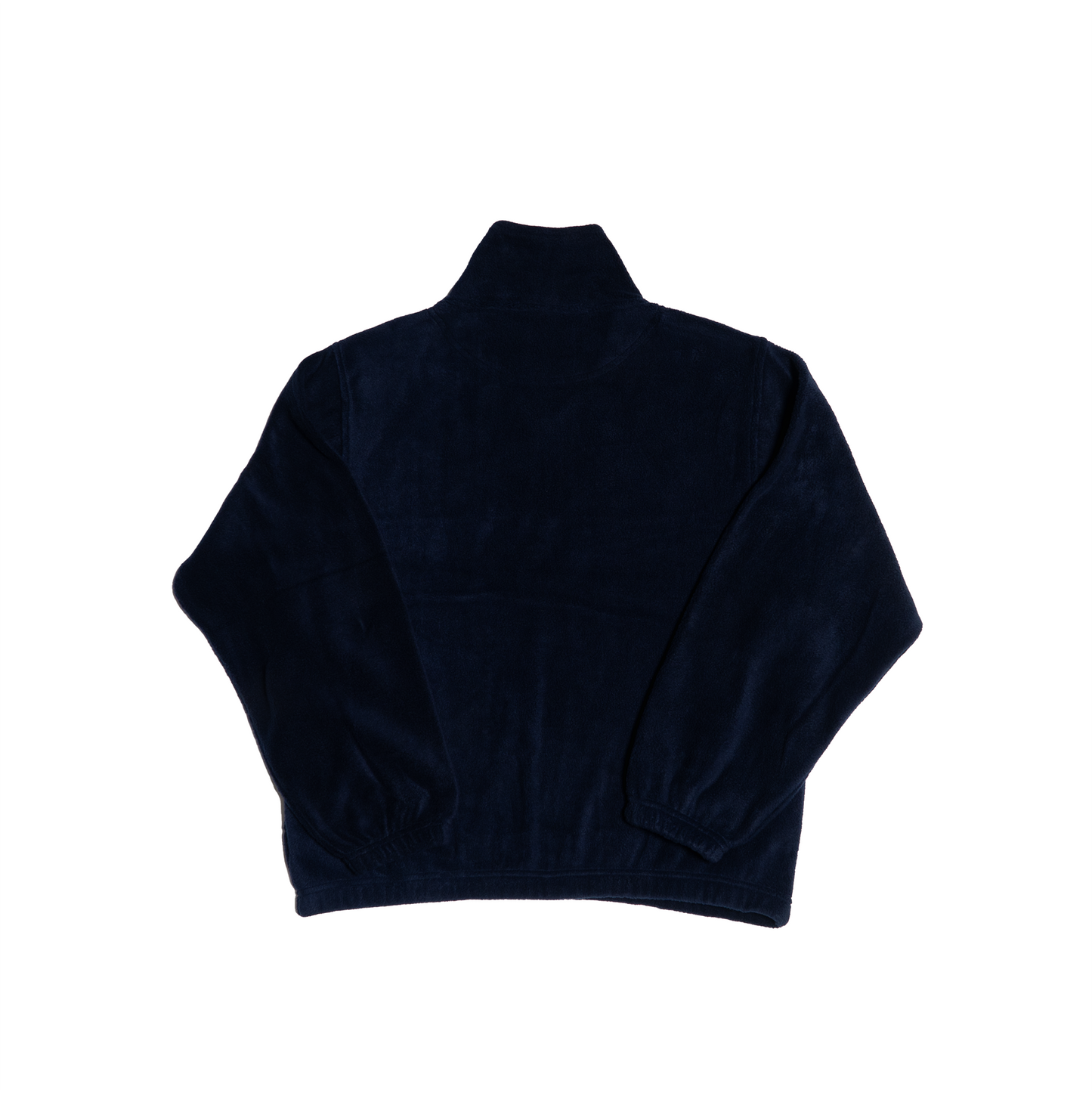 Navy Palm Tree Quarter Zip Fleece Pullover