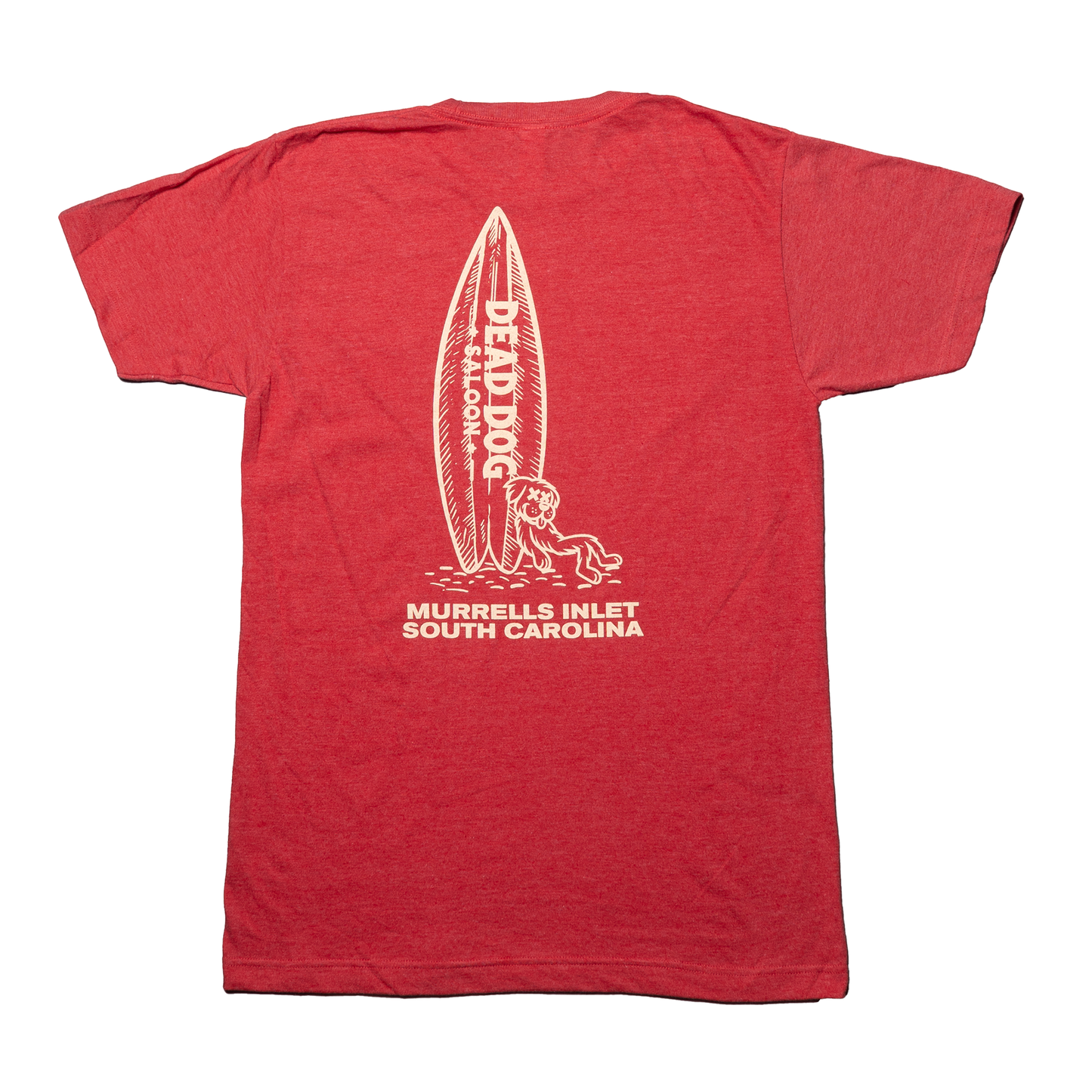 Heather Red Surfer Short Sleeve Tee