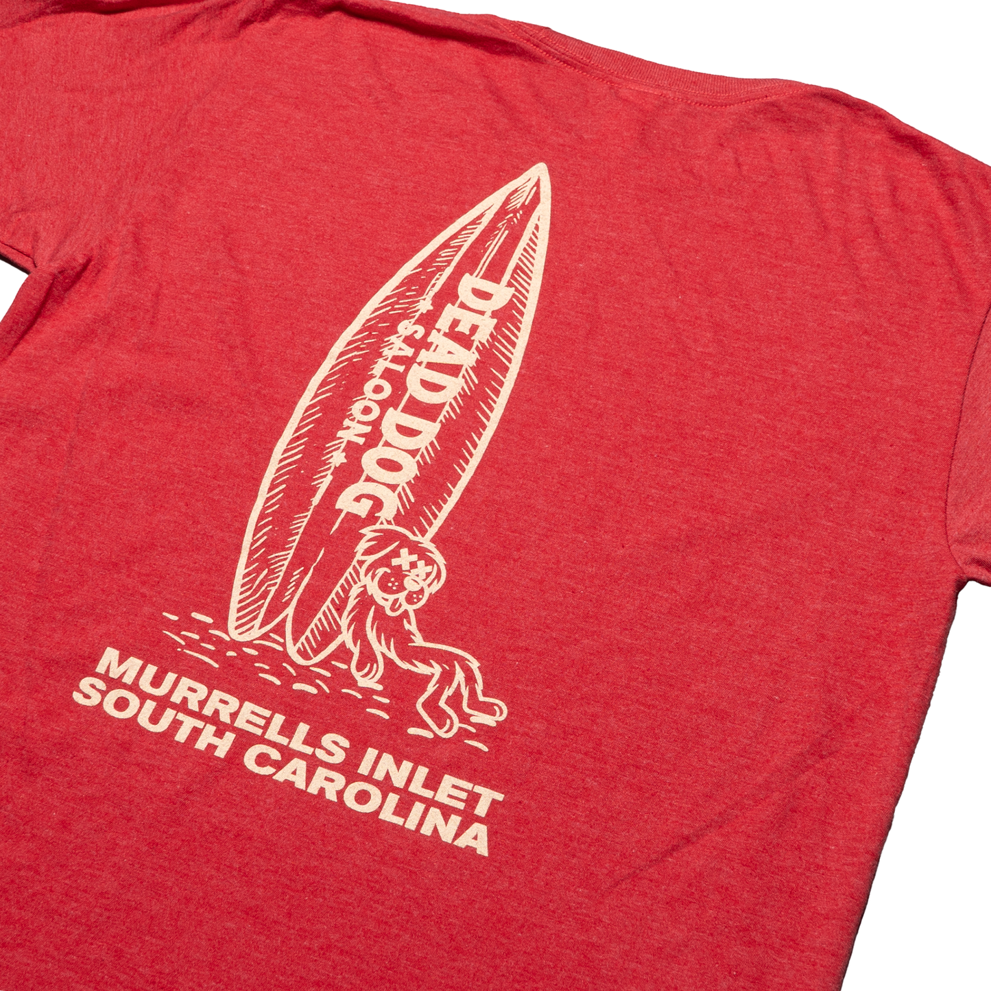Heather Red Surfer Short Sleeve Tee