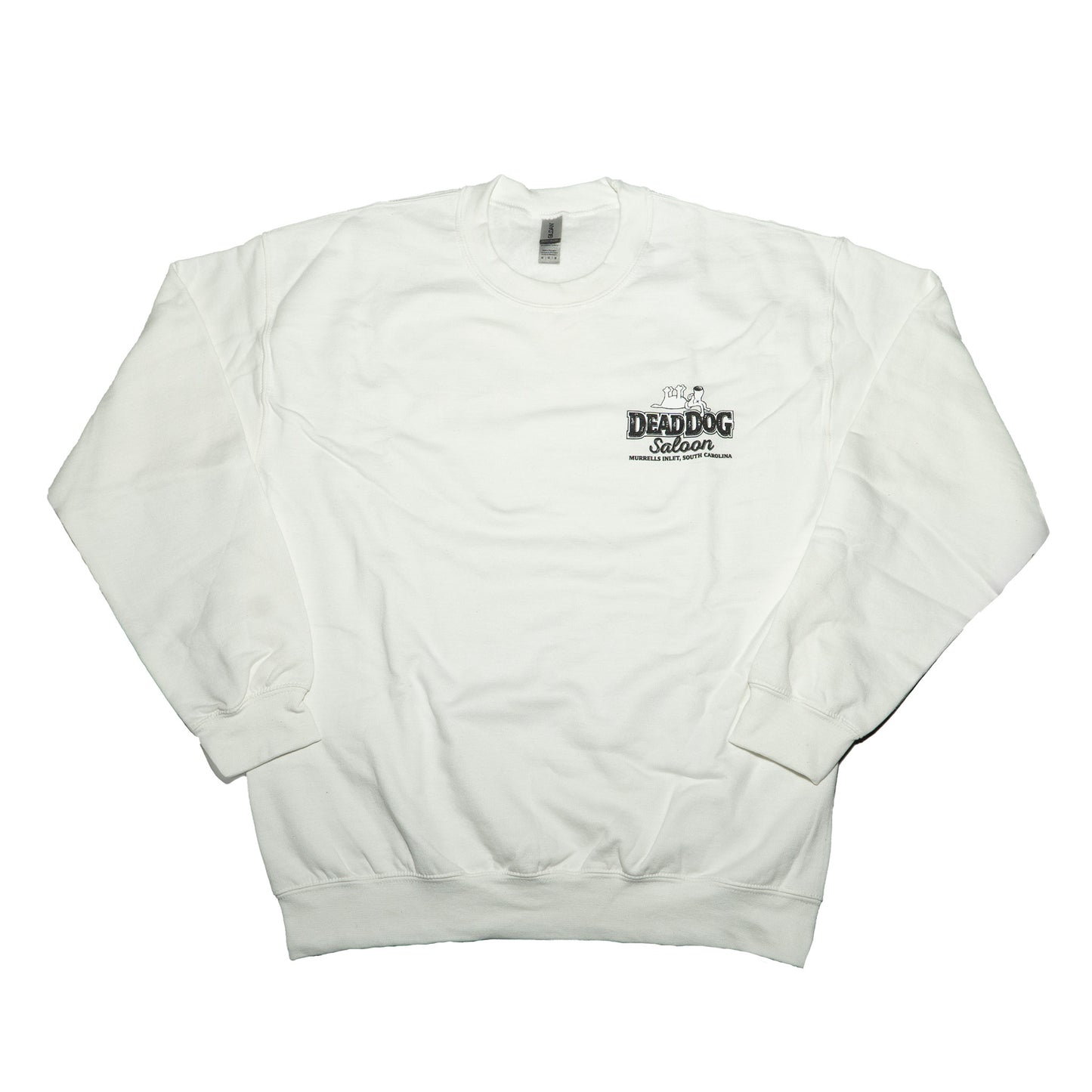 Four Paws Up Classic Crewneck Sweatshirt- White