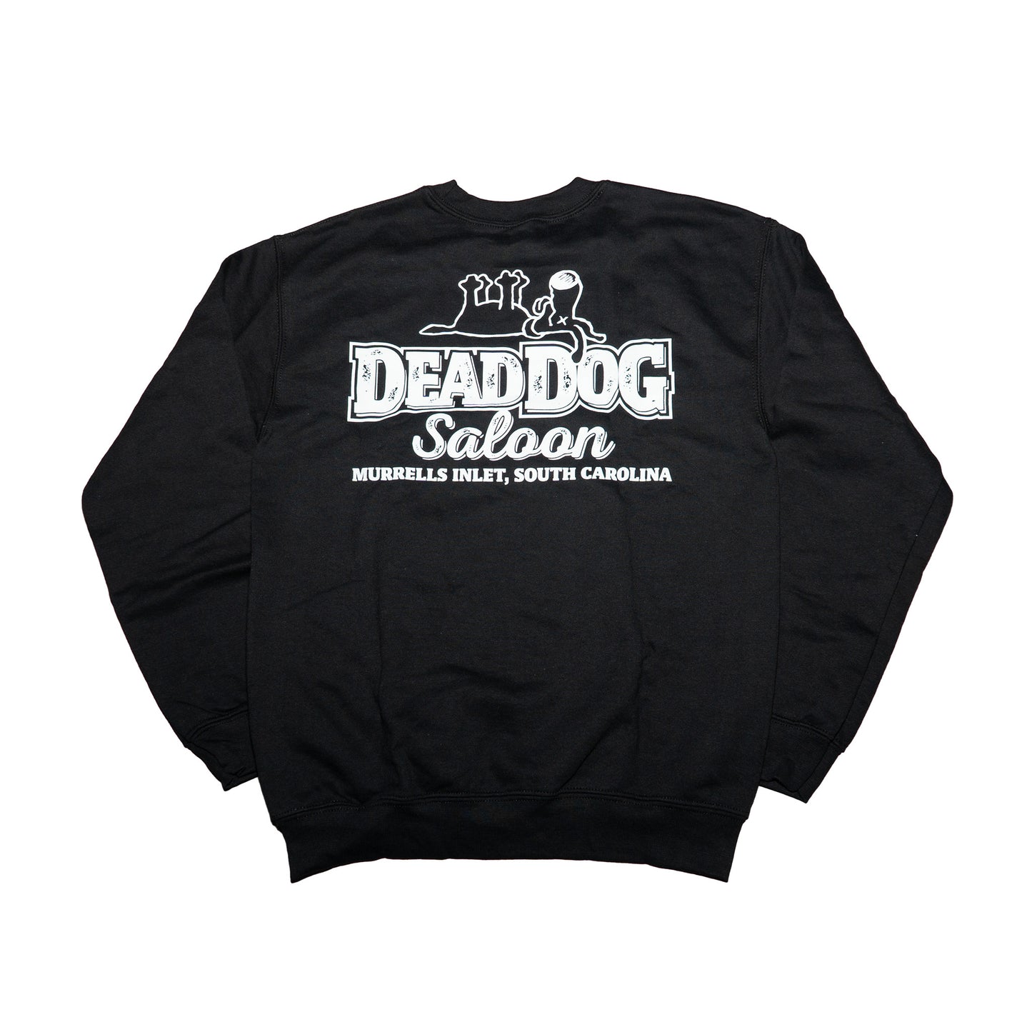 Four Paws Up Classic Crewneck Sweatshirt- Black