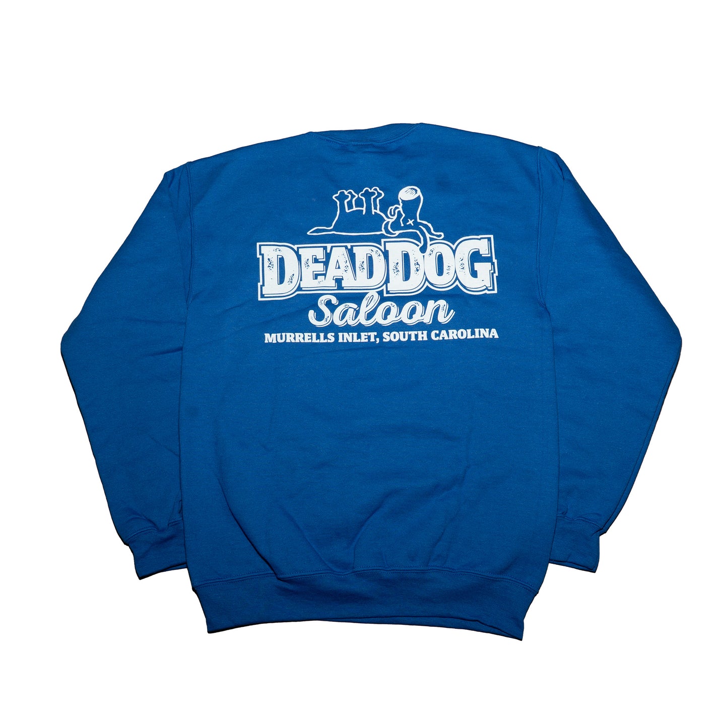 Four Paws Up Classic Crewneck Sweatshirt- Royal Blue