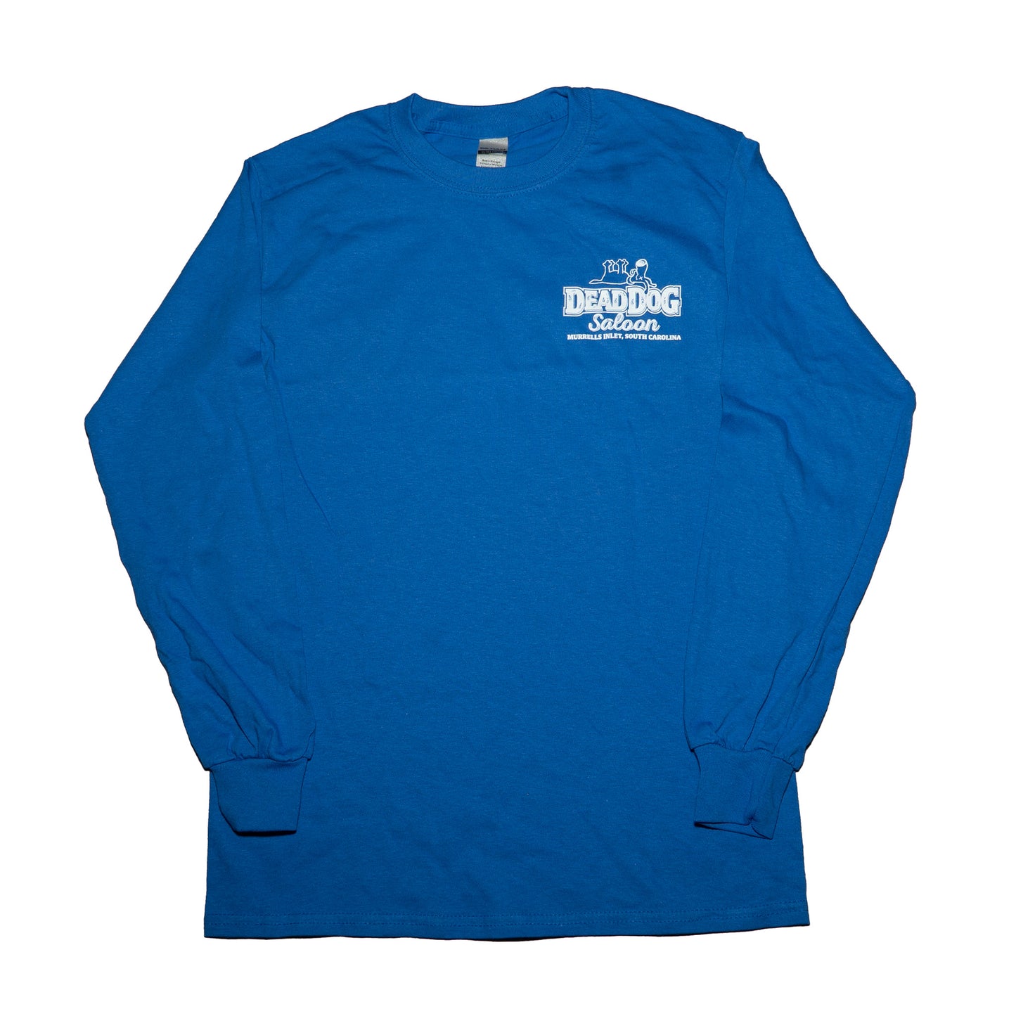 Four Paws Up Classic Long Sleeve Tee- Royal Blue