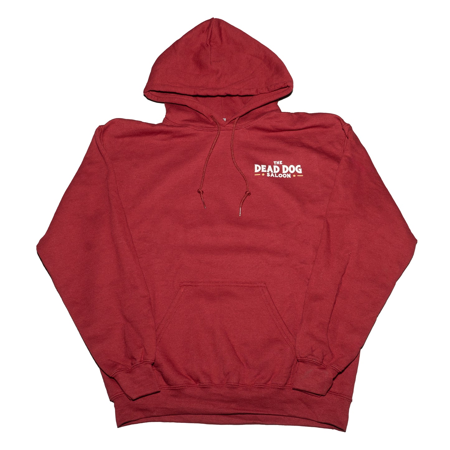 Lounging Dog Hoodie- Garnet