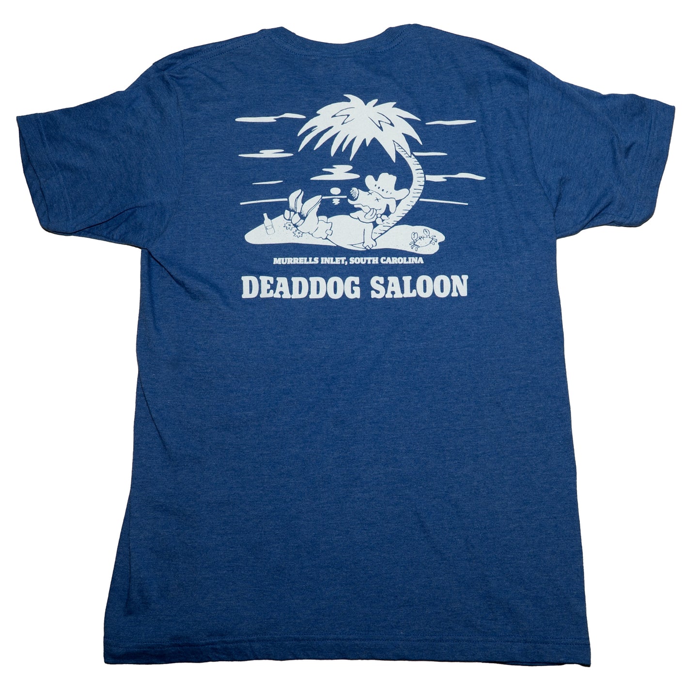 Island Dog Tee- Heather Royal