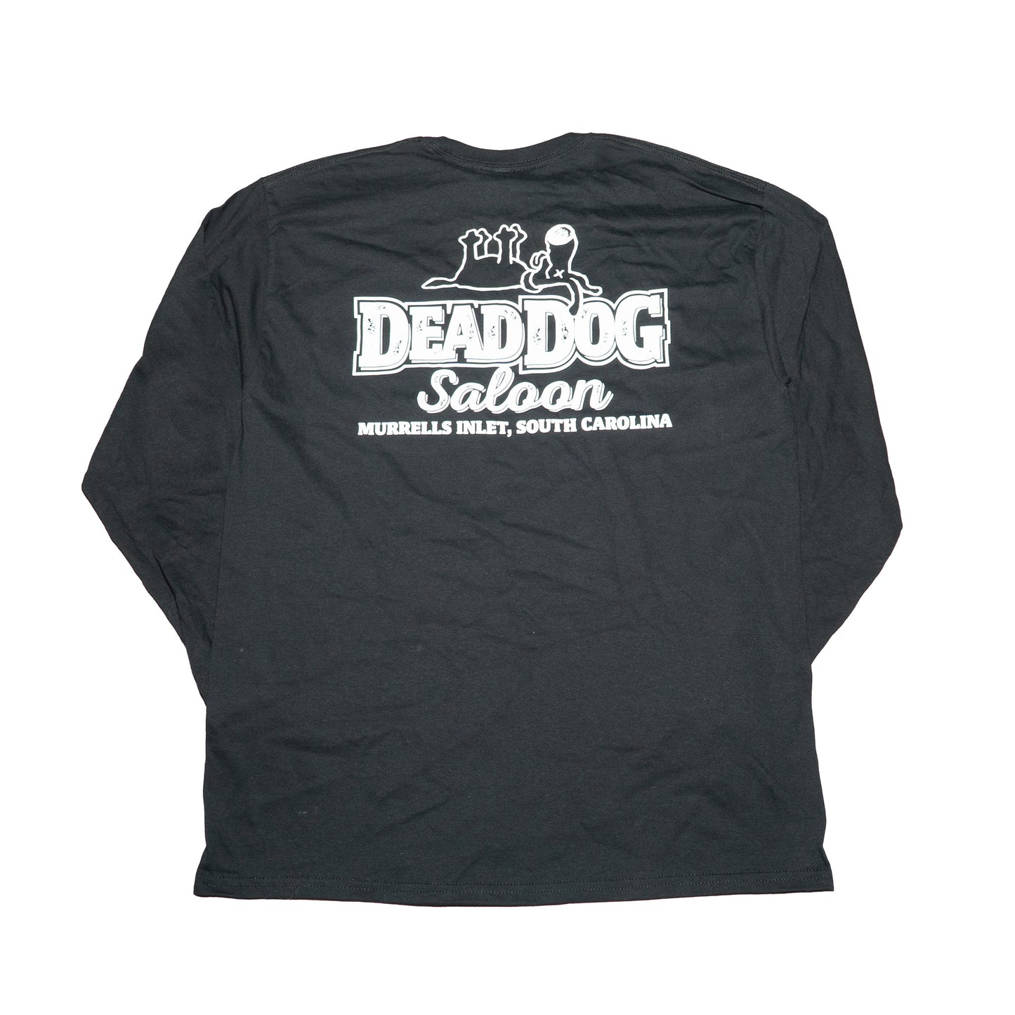Four Paws Up Classic Long Sleeve Tee- Black