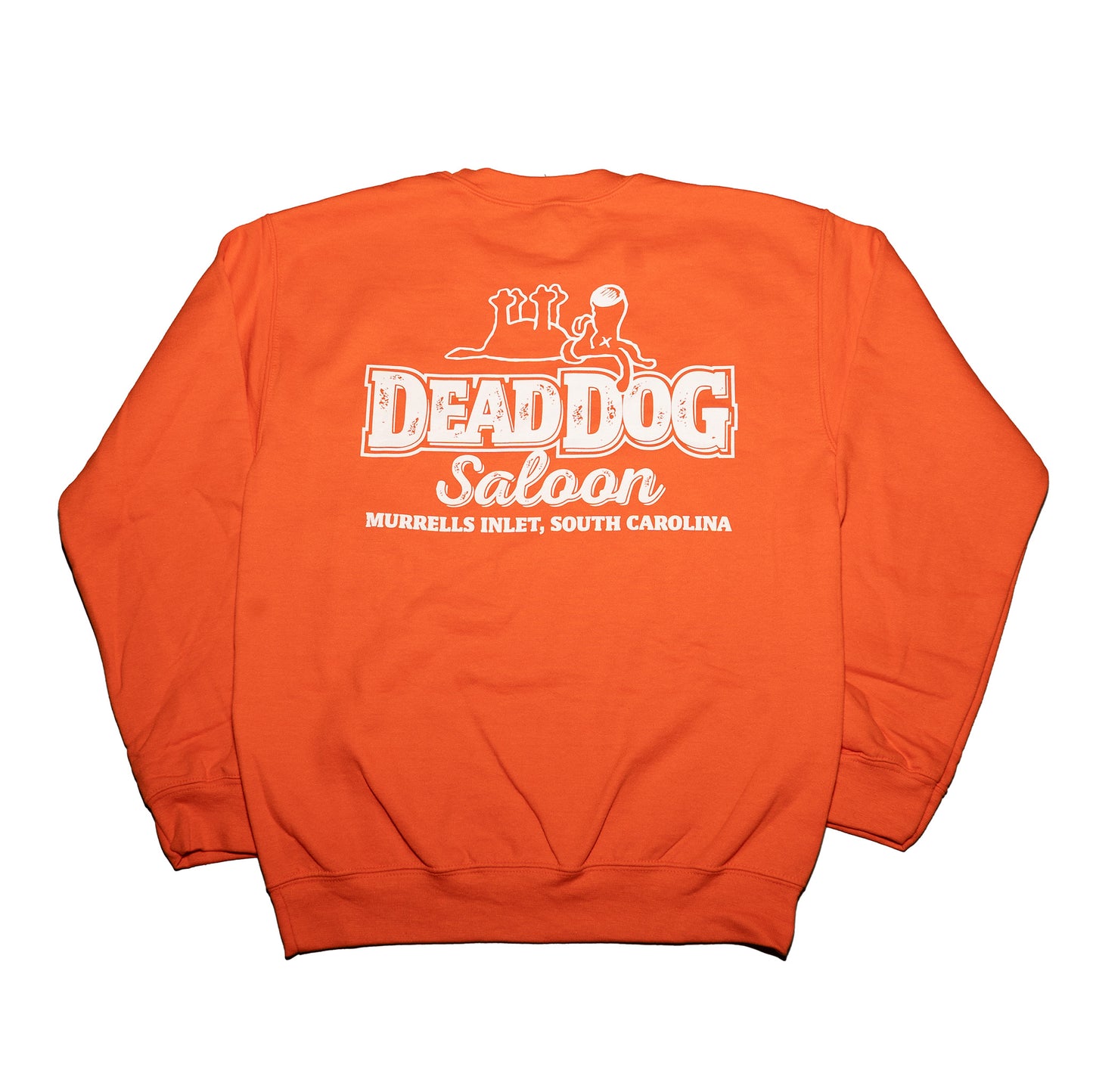 Four Paws Up Classic Crewneck Sweatshirt- Orange
