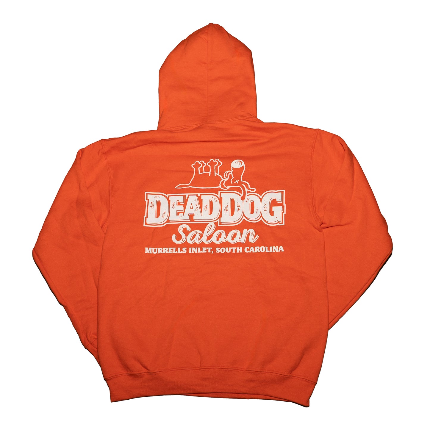 Four Paws Up Classic Hoodie- Orange