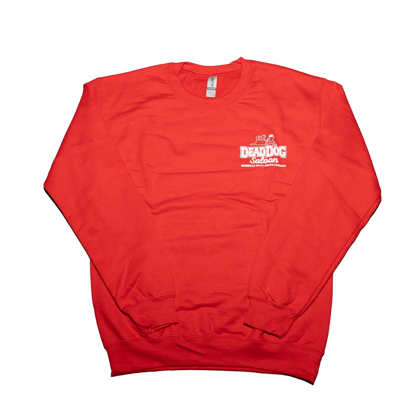 Four Paws Up Classic Crewneck Sweatshirt- Red