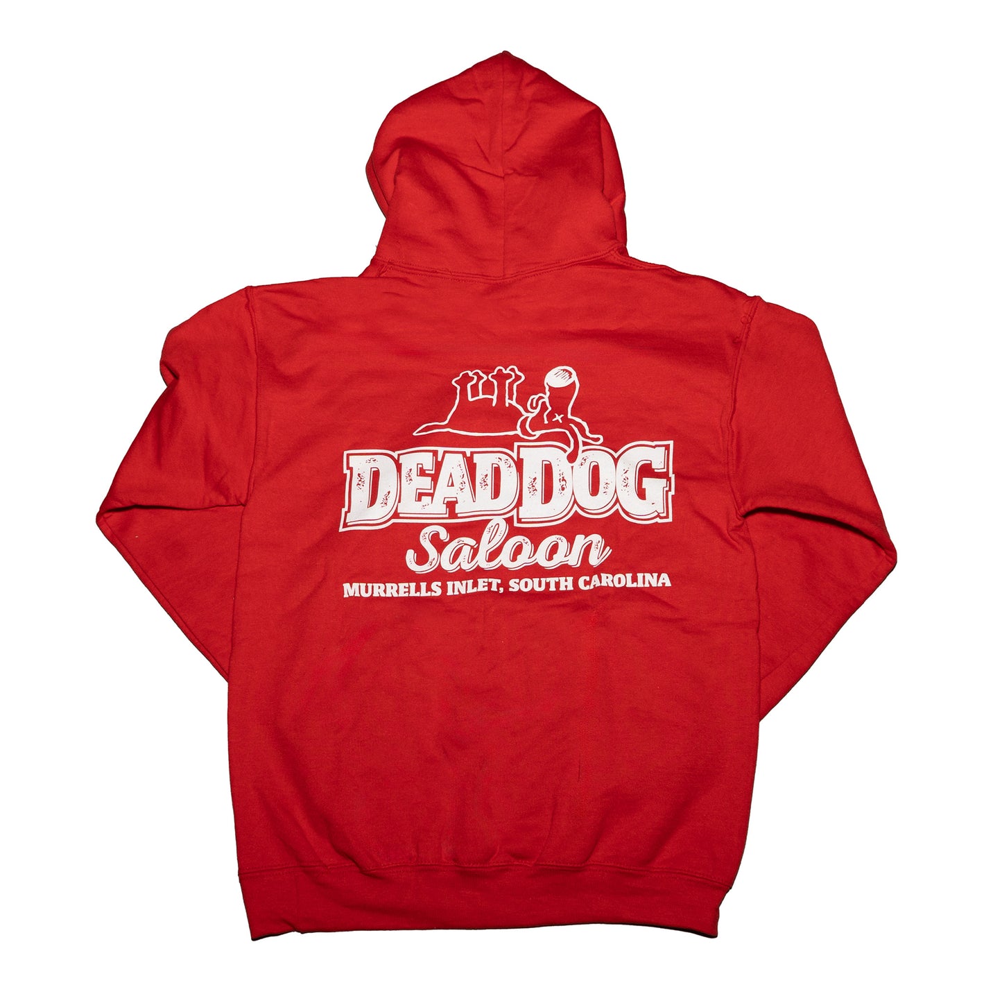 Four Paws Up Classic Hoodie- Red