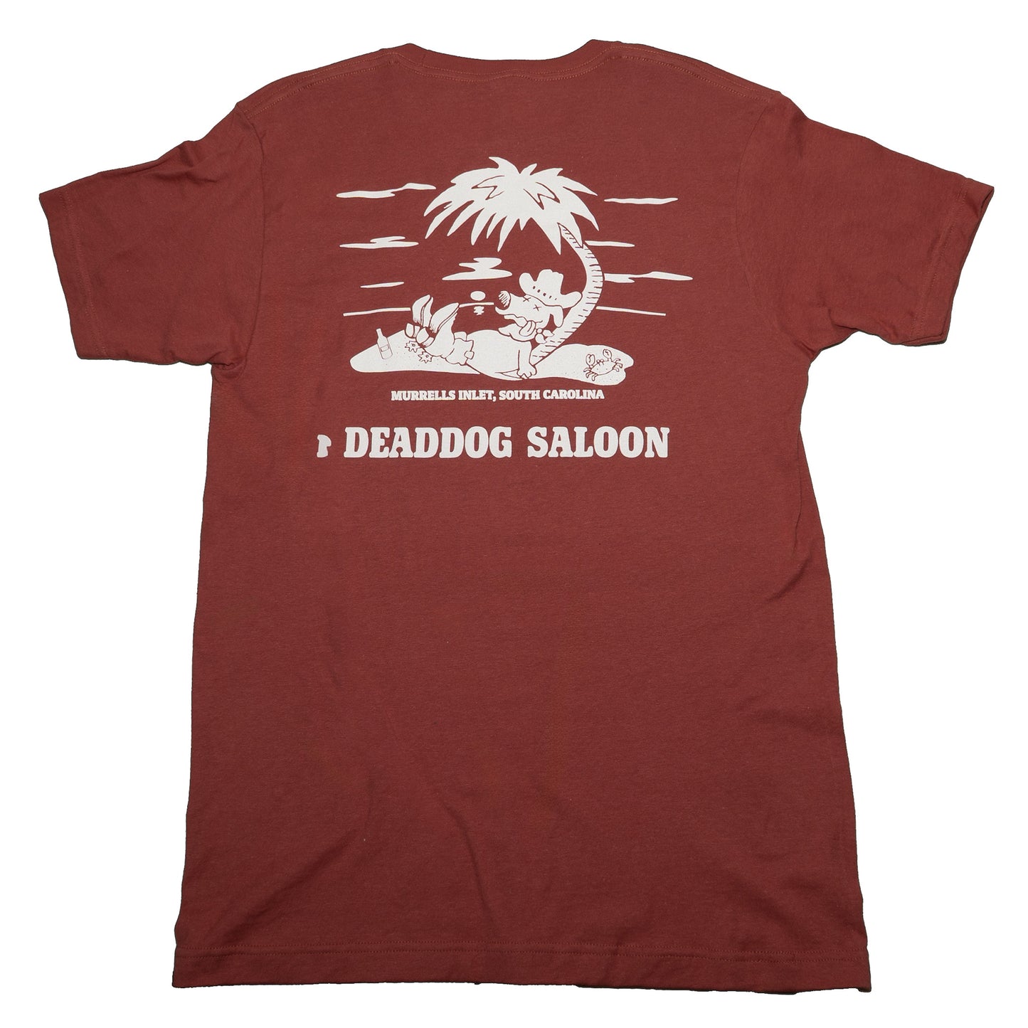 Island Dog Tee- Terracotta
