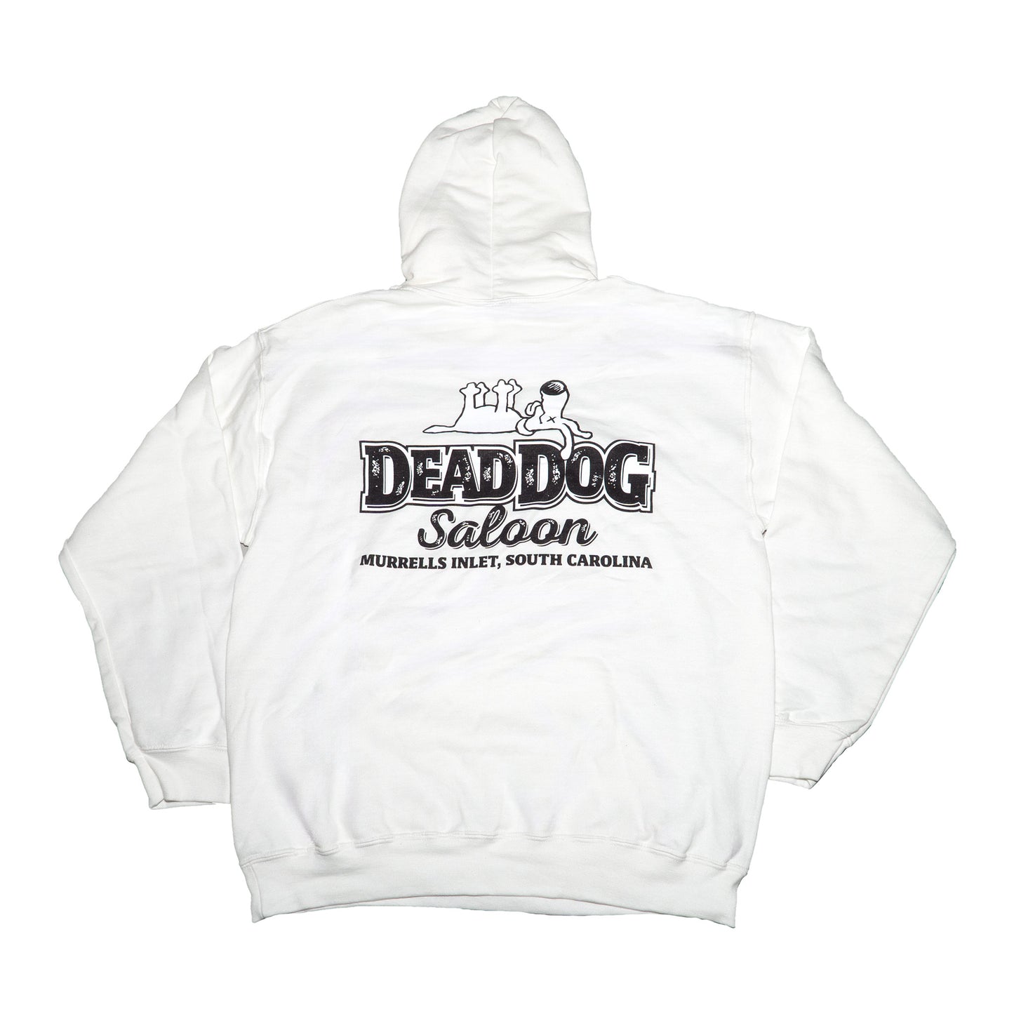 Four Paws Up Classic Hoodie- White