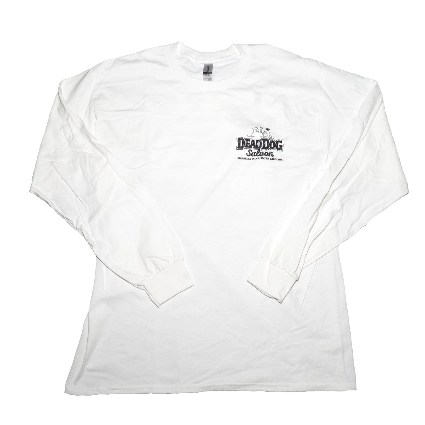 Four Paws Up Classic Long Sleeve Tee- White