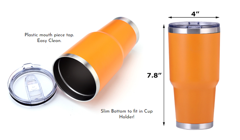 28oz Stainless Steel Tumbler- Black